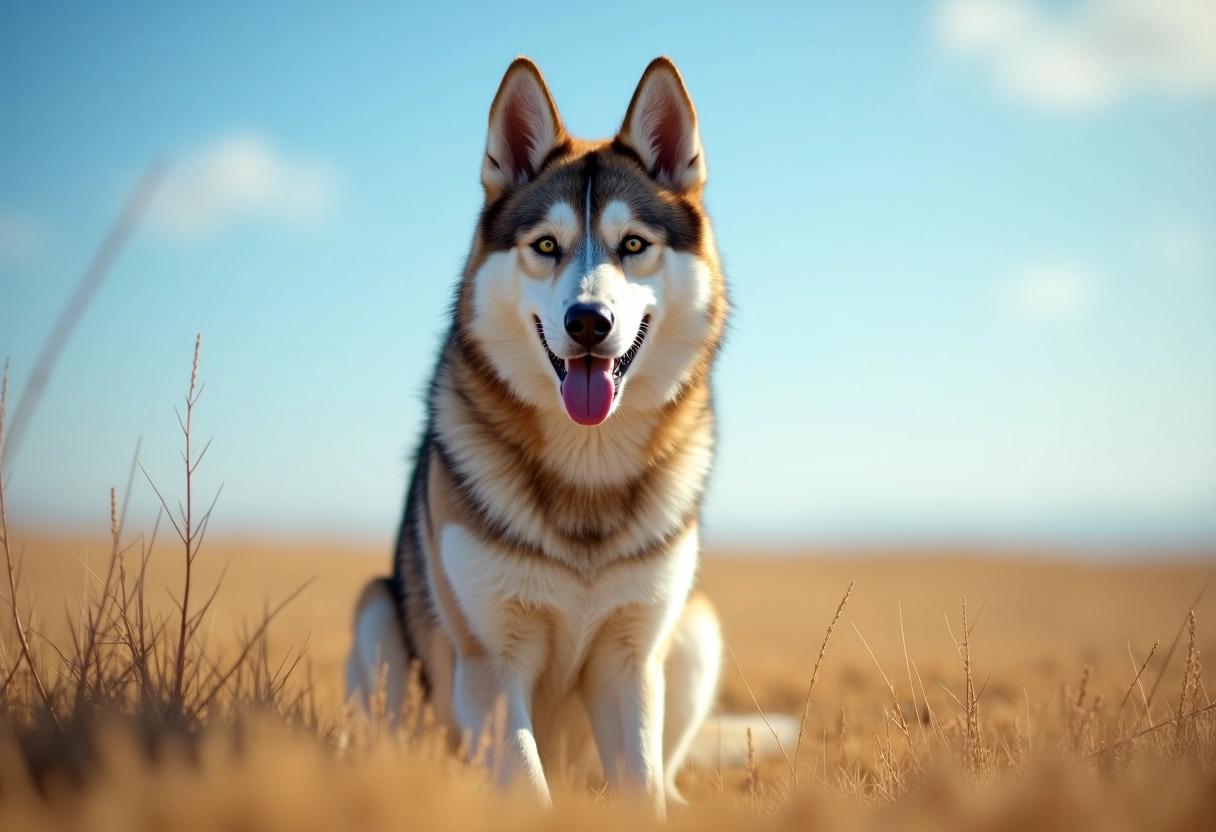 husky malinois