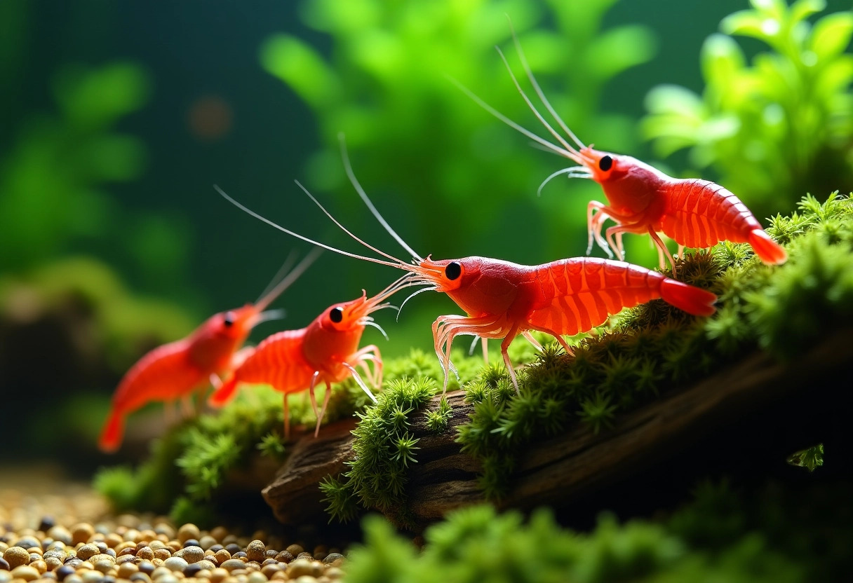 crystal red shrimps